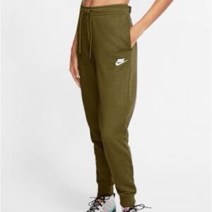 Nike Green Joggers with Logo